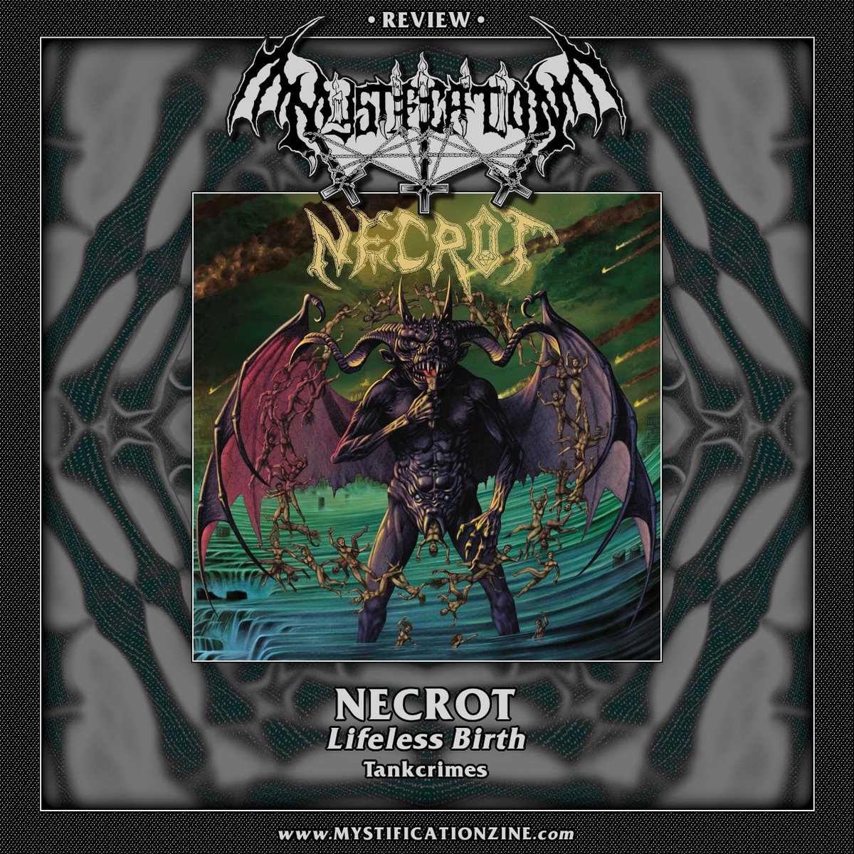 NECROT – Lifeless Birth (2024) | REVIEW Death metal from Oakland, California. Third LP. mystificationzine.com/2024/04/09/nec…