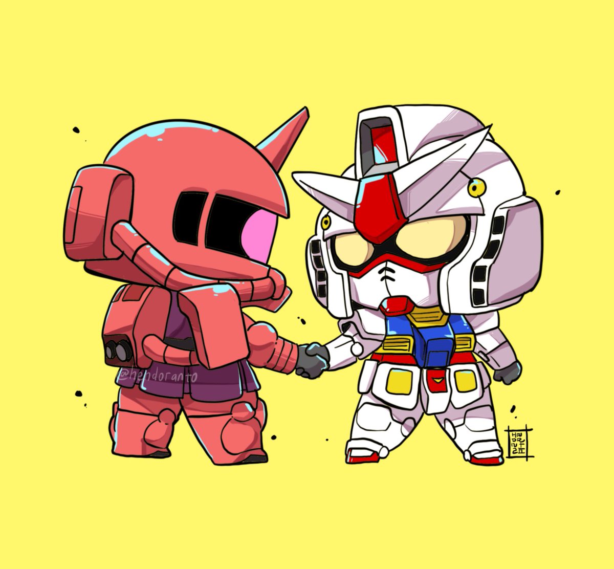 RX-78-2(ガンダム) 「#Eidmubarak2024 to all my Muslim fellows」|トト | T O T Oのイラスト