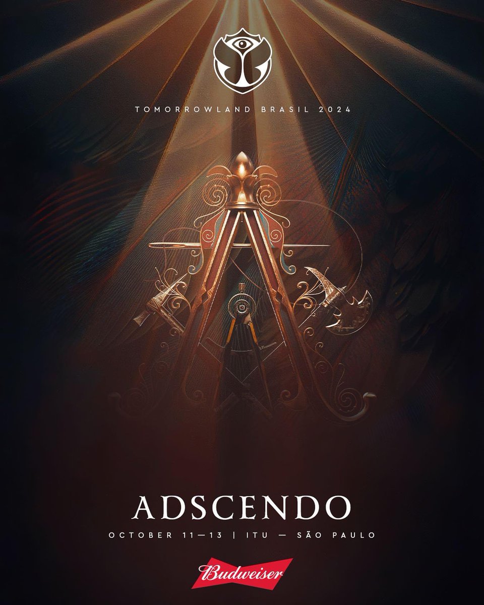 Festseasonmedia's tweet photo. Tomorrowland Brasil ‘Adscendo’
Itu, São Paulo

October 11 - 13 https://t.co/bHGjEGaqqY