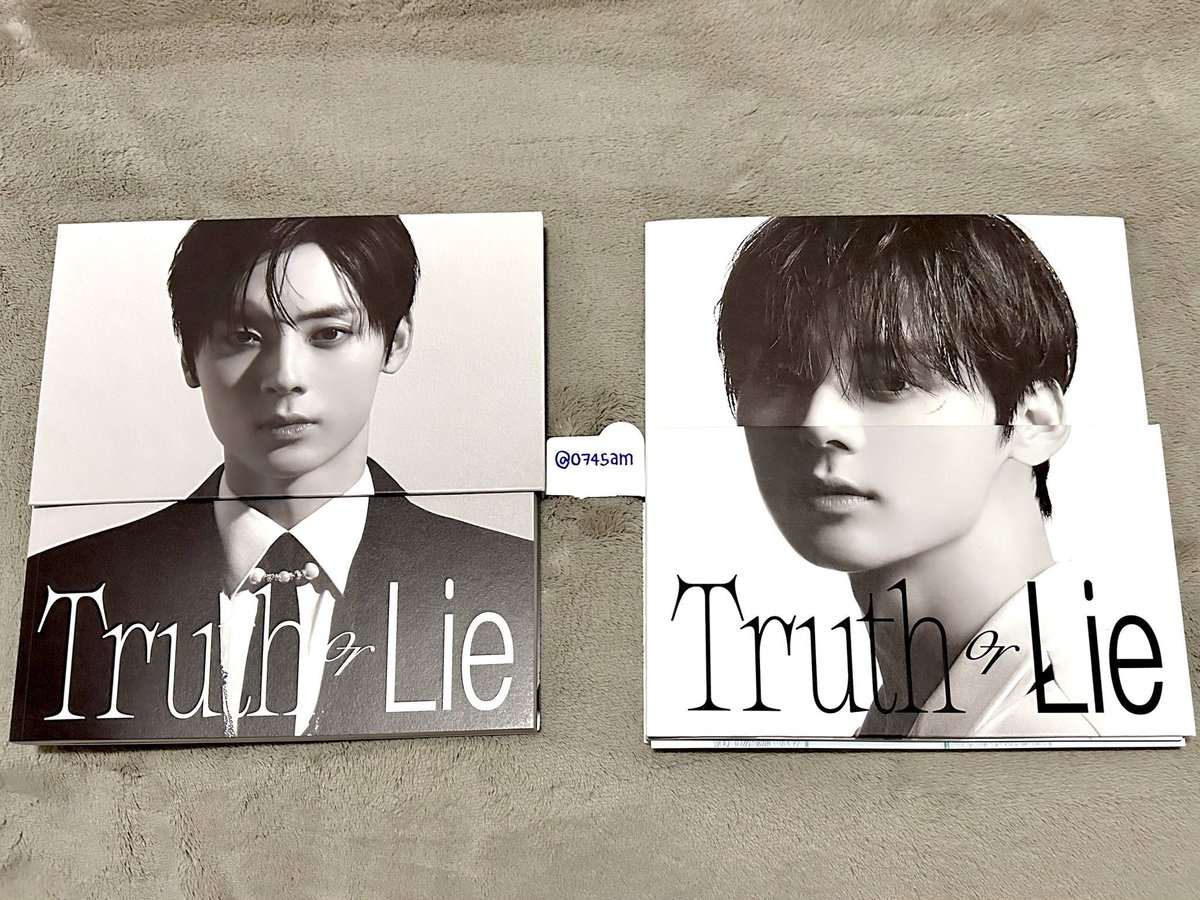 6. บั้มเปล่า(แกะแล้ว)มินฮยอน Truth or lie
ได้ทุกอย่างเว้นการ์ด (บั้มใหญ่มาก)
🍑1บั้ม: 299 
🍑เซต2ver(2บั้ม): 499 
ส่งเหมา 50 บาท ต่อบ้าน รวมsanrioหรือการ์ด หรืออื่น ๆ ได้เลยค่ะ
⭐️แถมการ์ดบั้มสุ่มไปให้บั้มละ1ใบค่ะ⭐️
#ตลาดนัดฮวังโด #แผงลอยเลิฟ #ตลาดนัดnuest #ตลาดนัดมินฮยอน #minhyun