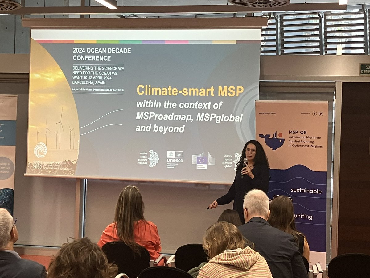 Comienza la sesión con la presentación de <a href="/michele_quesada/">Michele Quesada</a> de la <a href="/IocUnesco/">UNESCO Ocean</a> <a href="/UNOceanDecade/">UN Ocean Decade</a> sobre cambio climático en el marco de la OEM #OceanDecade24