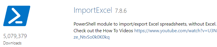 dfinke's tweet photo. Hit 5M downloads with my #PowerShell #Excel module! M as in million, all thanks to organic growth & community.
Proves the power of open work - you never know the reach it can have.
Grateful for every download and contributor! #PSHSummit
`install-module importExcel` https://t.co/tSuIQwz9xy