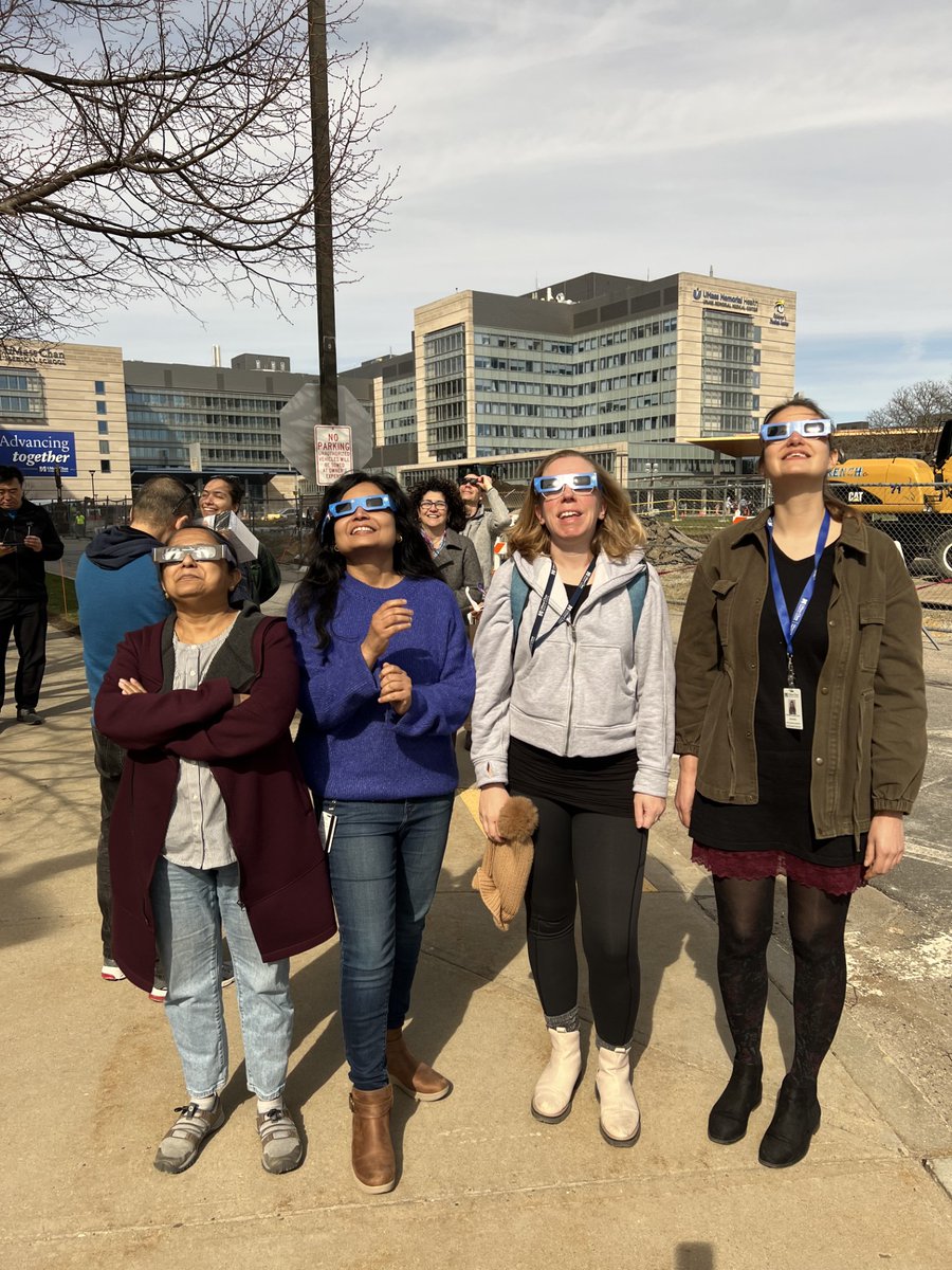 LabEmery's tweet photo. Emery Lab, eyes out to witness Solar eclipse 2024, a celestial fab. https://t.co/Ndc9KWh7OM