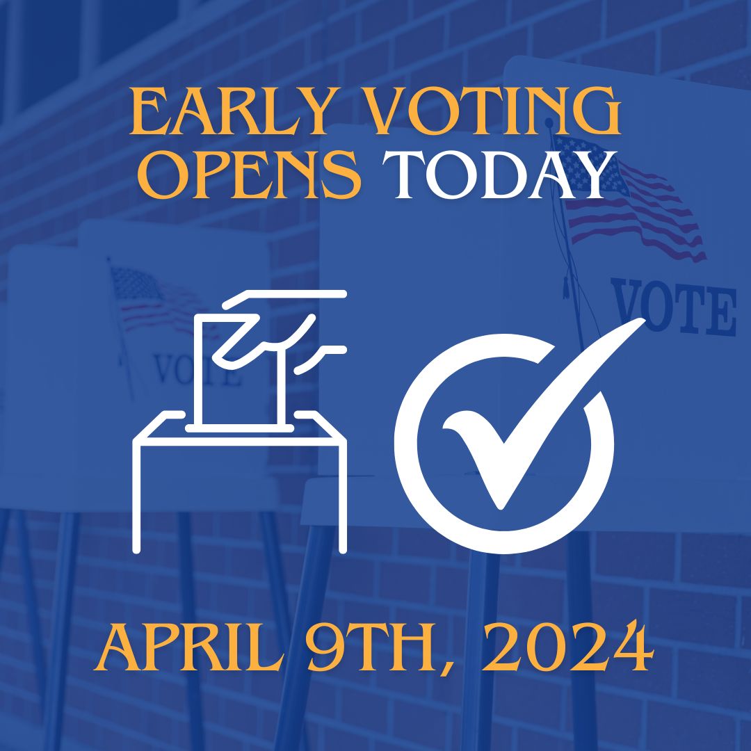 🗳️ Today kicks off early in-person voting for the 2024 primary elections! Don't miss your chance to have your voice heard - make sure to cast your vote! Find your early voting location by checking your voter portal at indianavoters.in.gov #GetOutTheVote 🇺🇸