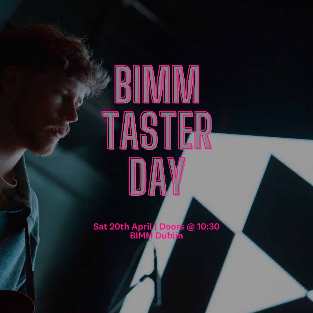 We are delighted to announce our first in-person Taster Day on Saturday April 20th! Join us on-campus to tour our cutting edge facilities, hear from our specialised tutors and experience two interactive workshops! Secure your place at bimm.ie/open-days