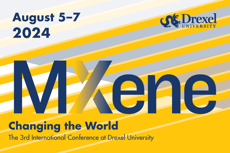 We're delighted to announce that we are supporting the #MXeneConference at @drexelnano with poster prizes from @nanoscale_rsc @MaterHoriz and @JMaterChem ! Make sure you register your abstract to take part by 30 April - find out more at mxeneconference.coe.drexel.edu @YGogotsi @2dMxenes