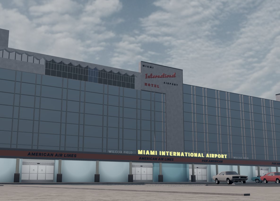 Miami Intl. Airport 1970s
WIP
#RobloxDevs #Roblox