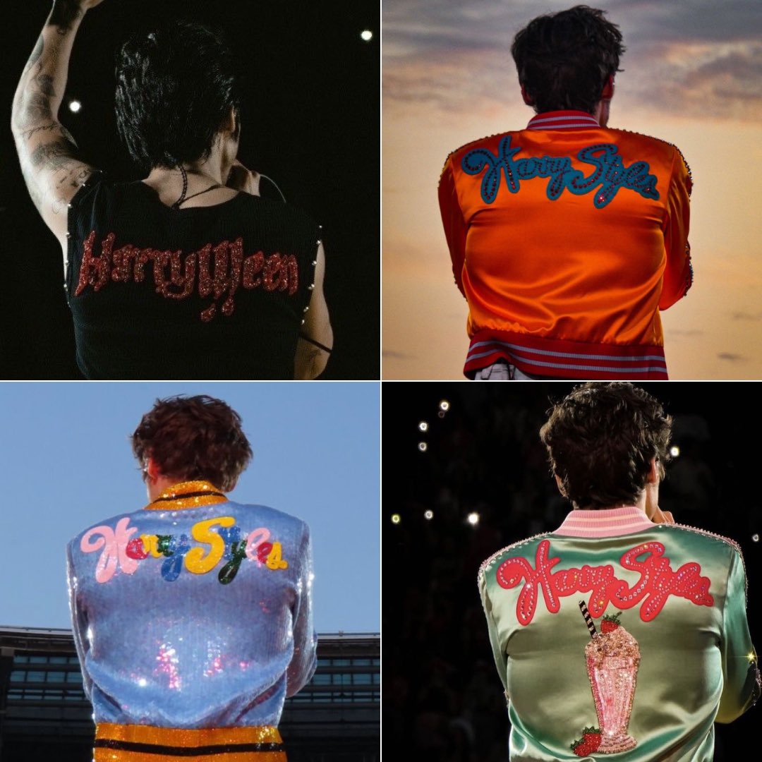 harry wearing his own name like a brand really is something else