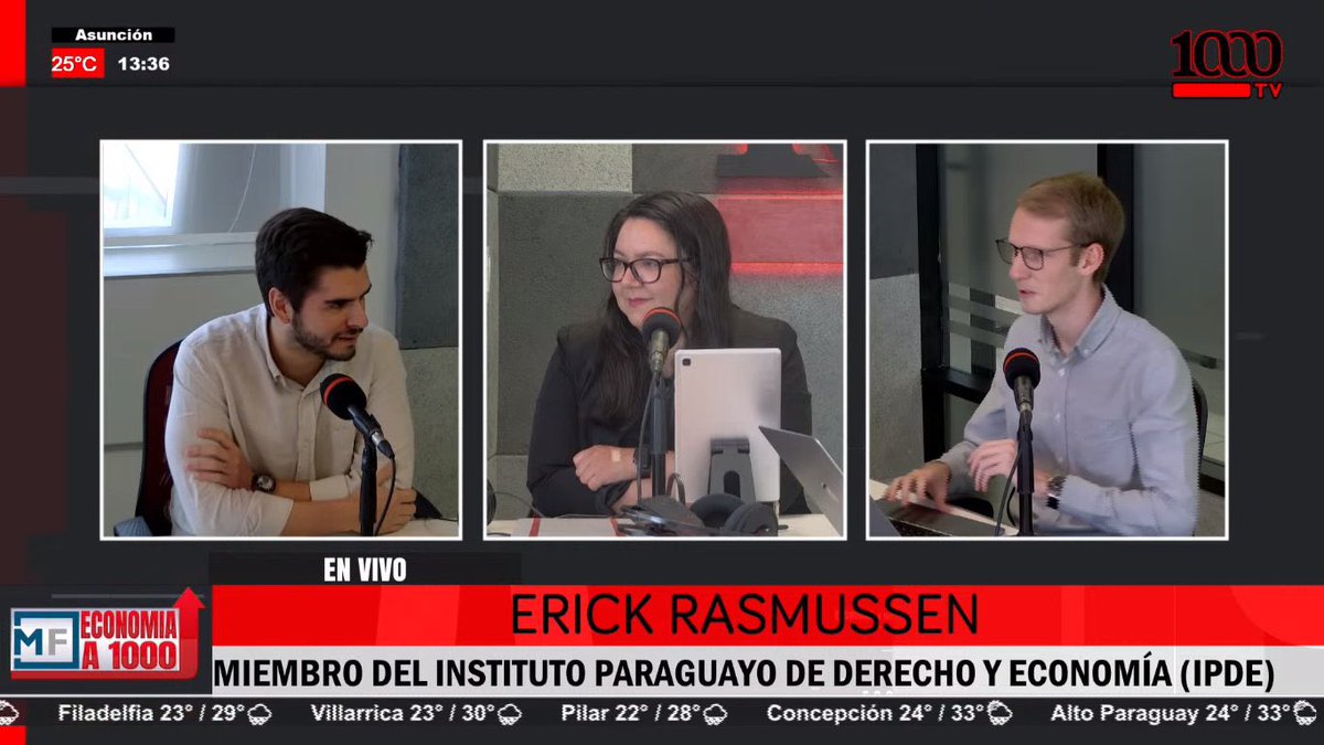 ‼️En #EconomíaA1000, Erick Rasmussen, miembro del Instituto Paraguayo de Derecho y Economía (<a href="/IPDEpy/">Instituto Paraguayo de Derecho y Economía</a>) nos compartió sobre los desafíos y las particularidades de las empresas familiares.