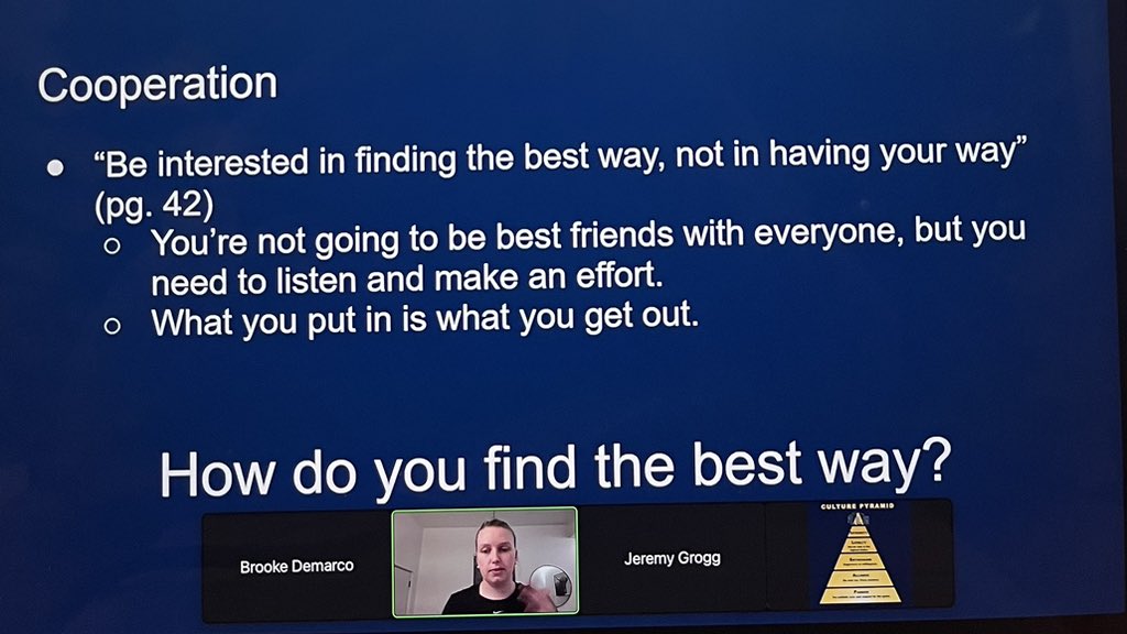 Thank you to <a href="/1hrdrk/">Sydney Nester</a> Syd Nester for an unforgettable Leadership Series on Friendship, Loyalty and Cooperation. We always stay true to our values-#ILEAP!
#getstruck⚡️
#lightsout
#Wooden