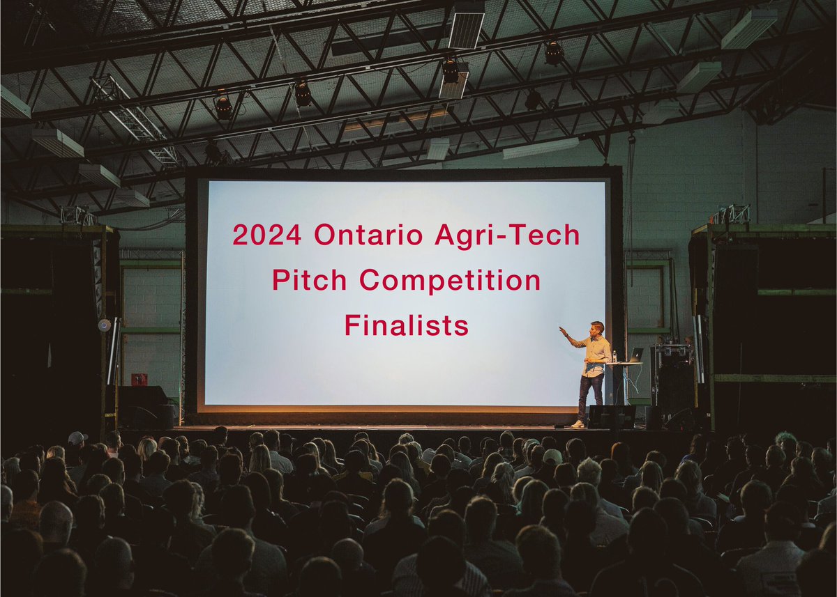 📣 Announcing the 2024 ON Agri-Tech Pitch Competition startups: Beck’s Broth, CATTLEytics @cattleytics, EarthOne, Healthy Hydroponics @HealthyHydrop, and Interius Farms @InteriusFarms Register to watch in person or online on June 20th bit.ly/49mYJeu @AgInnovationON