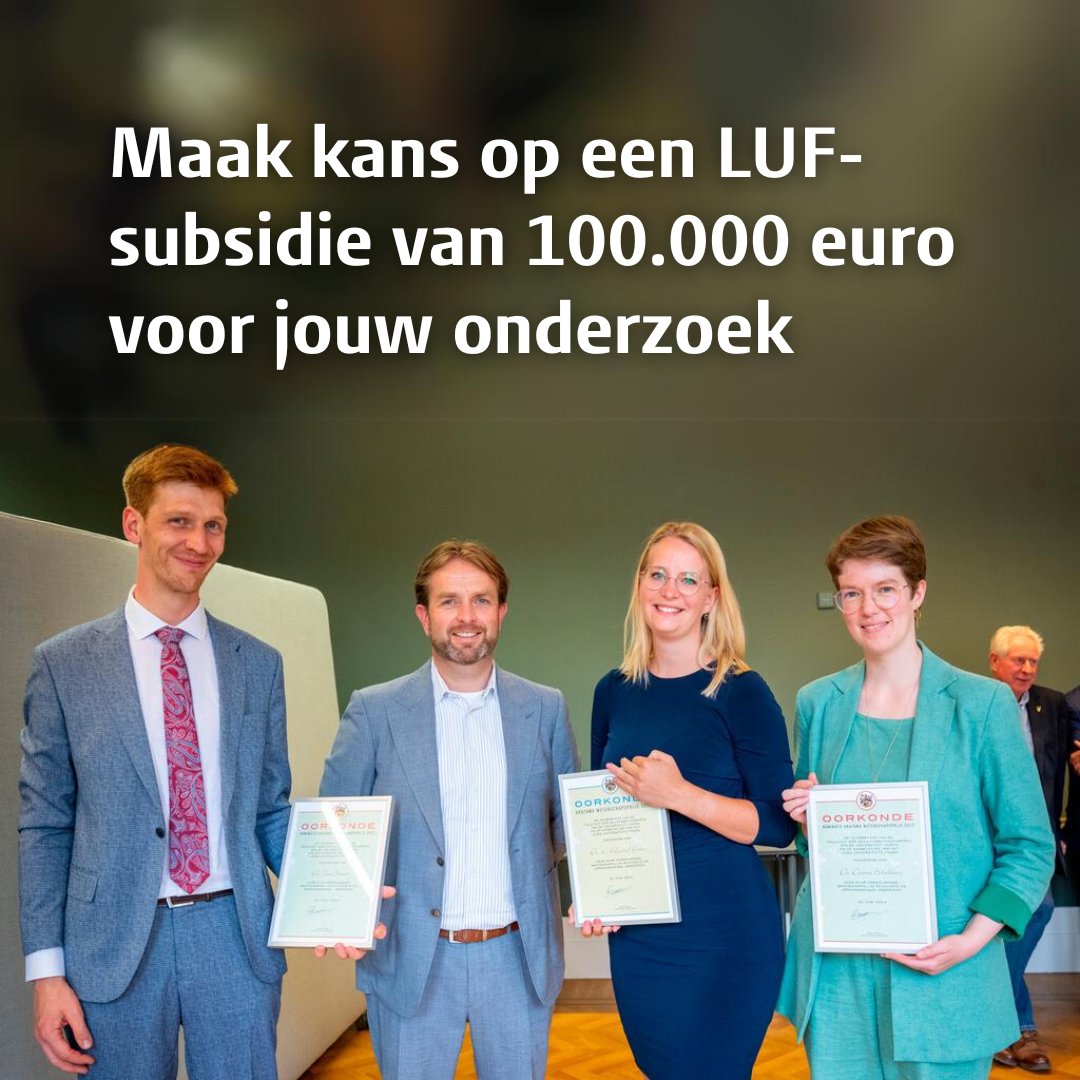 Met trots lanceren we de Gratama Jubileum Gift 2025! Deze subsidie is voor een interfacultair of interdisciplinair project dat aansluit bij een van de negen interdisciplinaire onderzoeksprogramma’s van @UniLeiden. ➡️ luf.nl/aanvragen/onde… voor meer info en dien je aanvraag in.