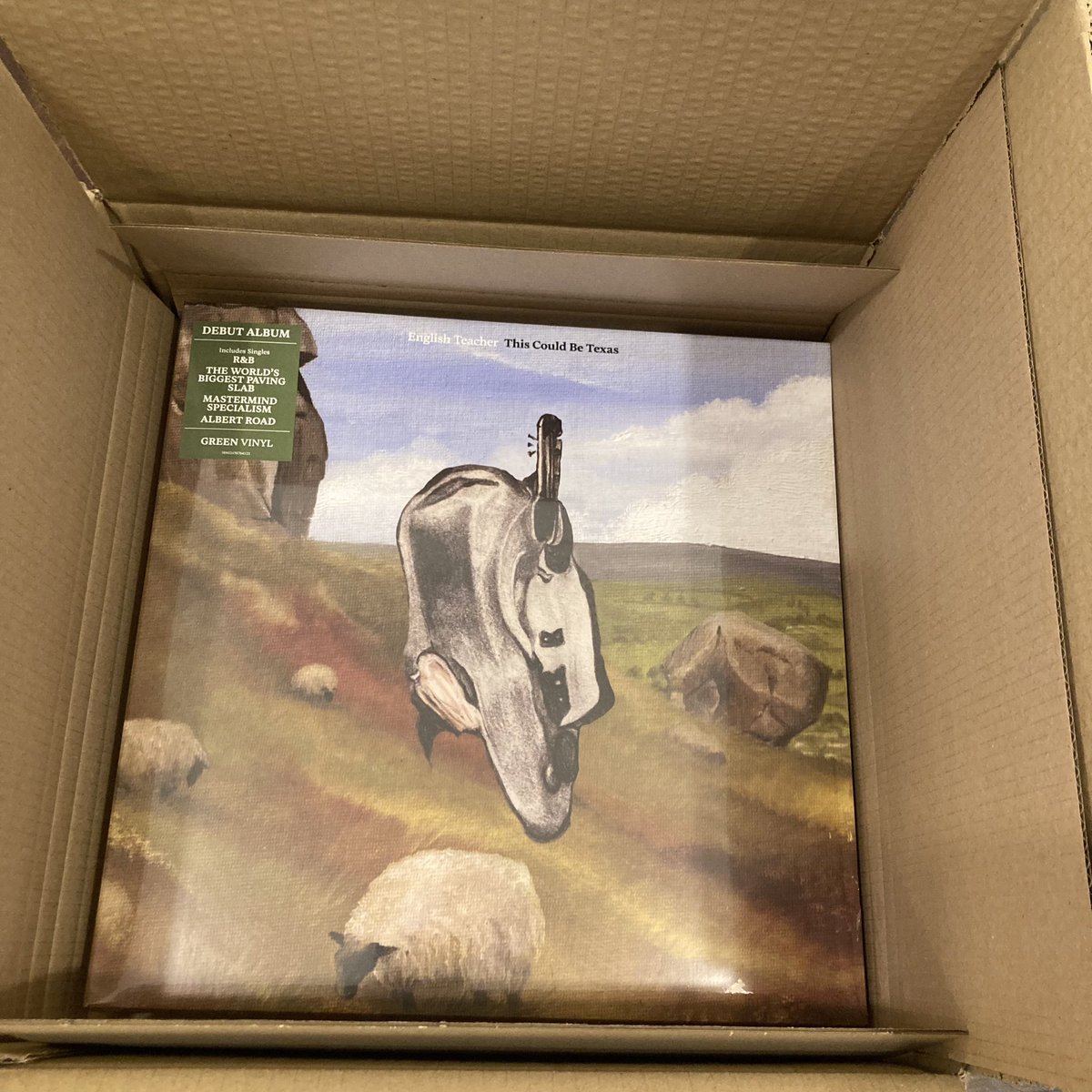 It’s looking like a very, very, very good week for #NewMusic . The debut album from @Englishteac_her is out this Friday. And yes we have the limited green #vinyl edition in stock…