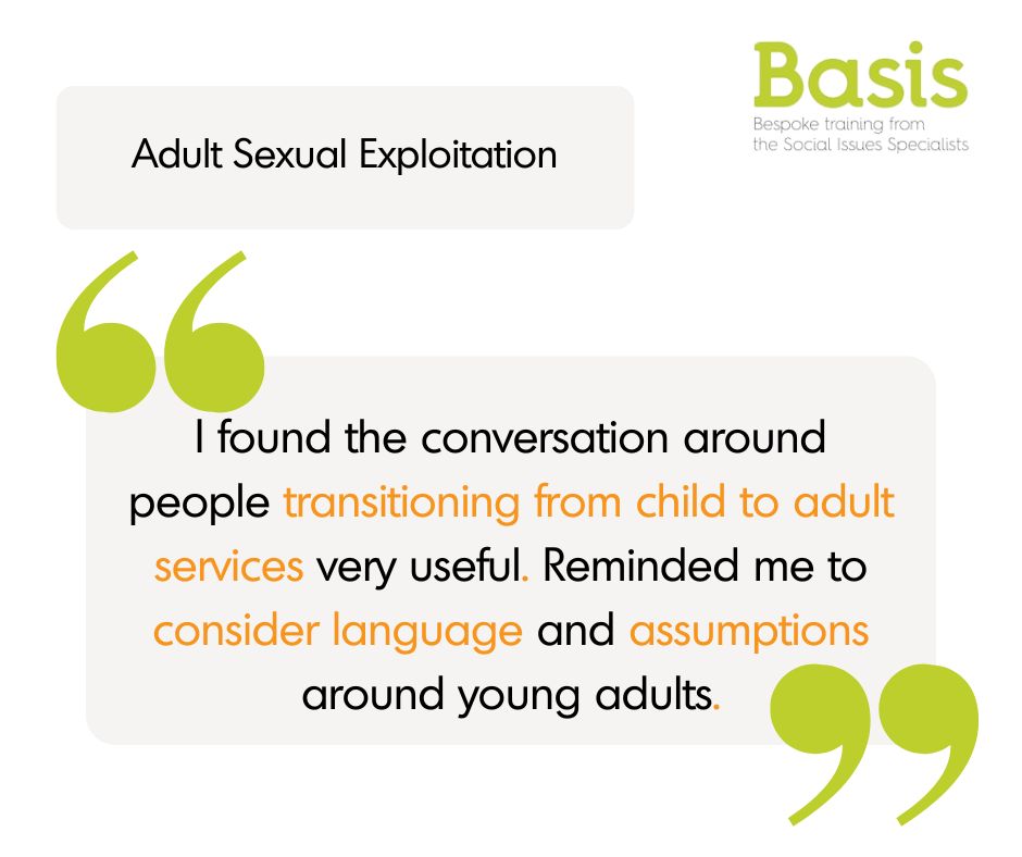 Last chance to sign up for Adult Sexual Exploitation training taking place on Tuesday 23rd April. This training will support frontline workers supporting adult women who are sexually exploited. Link to Event: tinyurl.com/2s44ffv4 @SaferLeeds @Engage_Leeds @BARCALeeds