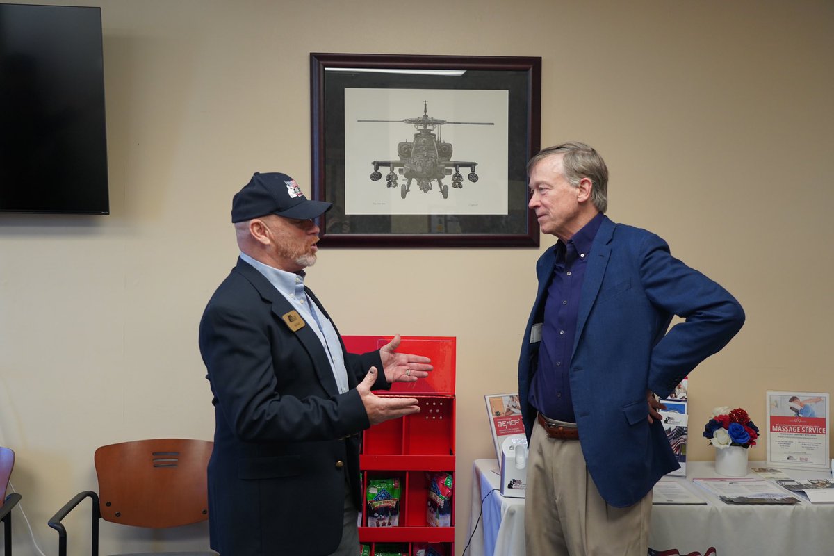 Our PACT Act is delivering for our veterans.    Stopped by Mt. Carmel Veteran’s Service Center in Colorado Springs last week to meet with veterans and discuss veteran benefits and care.