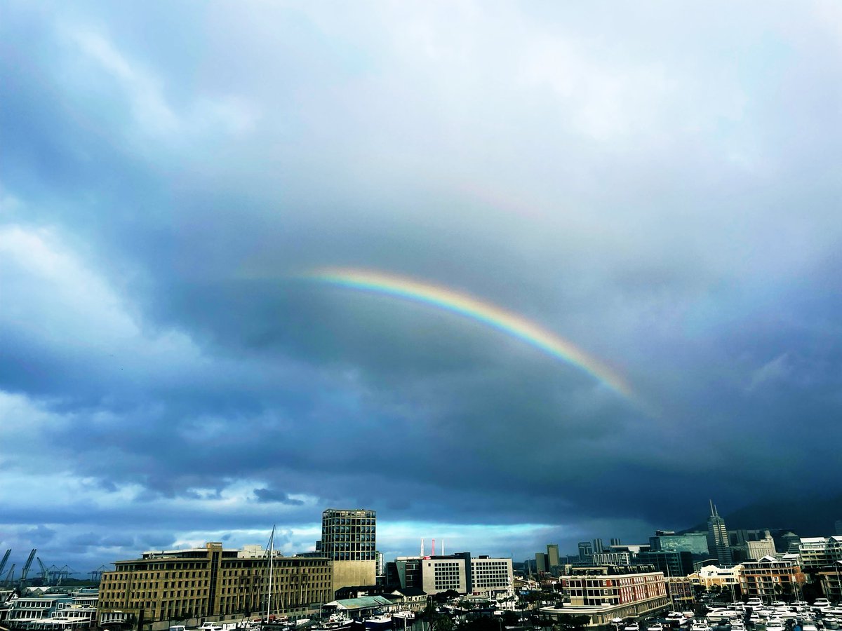 Brief calm after the #CapeStorm 🌈