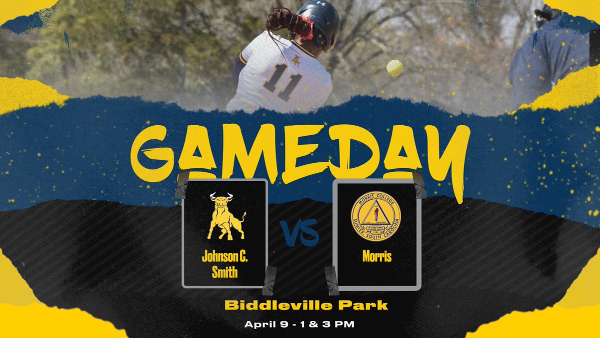 Softball Game Day 🆚 Morris College 🕖 1 & 3 p.m. 📍 Biddleville Park