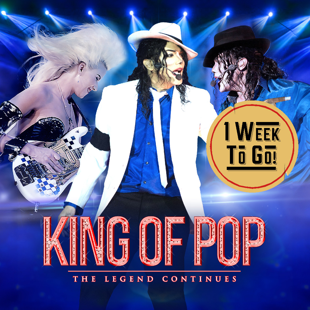 King of Pop! - Wed 17th April - 7:30pm Only 9 tickets left! Navi is regarded as the world’s No.1 MJ tribute artist and was handpicked by Michael himself as his official body double. Book Now: bit.ly/3rftPn5 #HaveYouGotYourTicketsYet #WeSupportNTR #HereForCulture