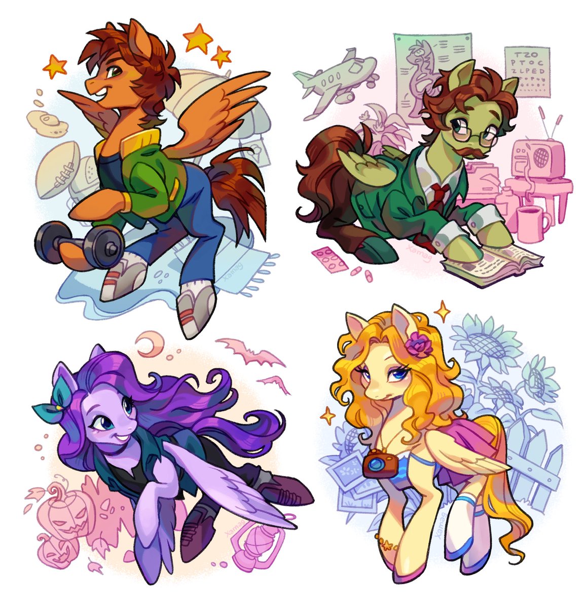 [Stardew Valley] felt compelled to draw some ponies..