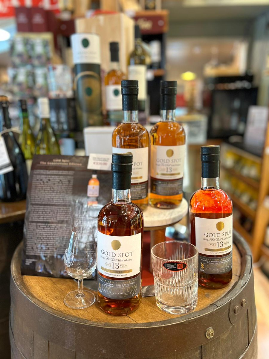 Don't forget to pick up our New Gold Spot 13 Year Old Generations Edition Irish Wiskey before their all gone! Available in our Stores in Glasthule Village & The Chq Building, Dublin 1. Also online at mitchellandson.com 🥃👍