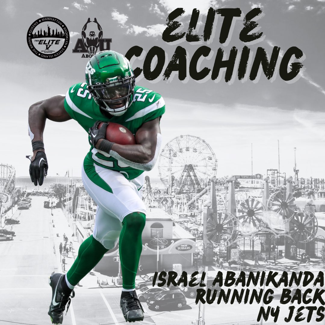 Elite V Elite Coaches: We're honored to be joined by Lincoln High School's own @IAbanikanda on May 4th! This NYC football legend can't wait to work with the best running backs in the Big Apple.