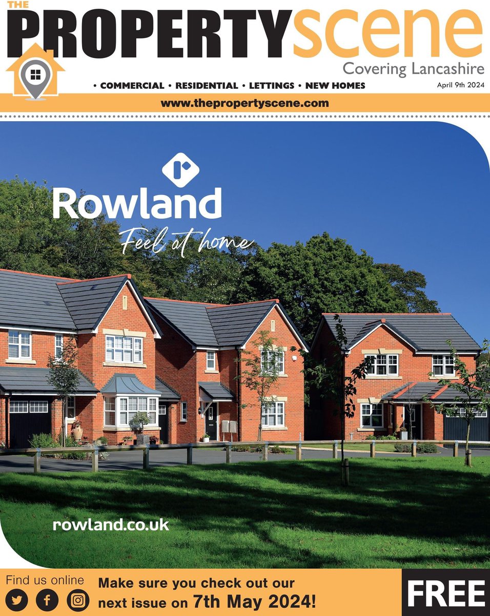Out Now!
Feel at home with Rowland Homes 

thepropertyscene.com

#sneakpeek #PropertyScene #properties #homes #houses #local