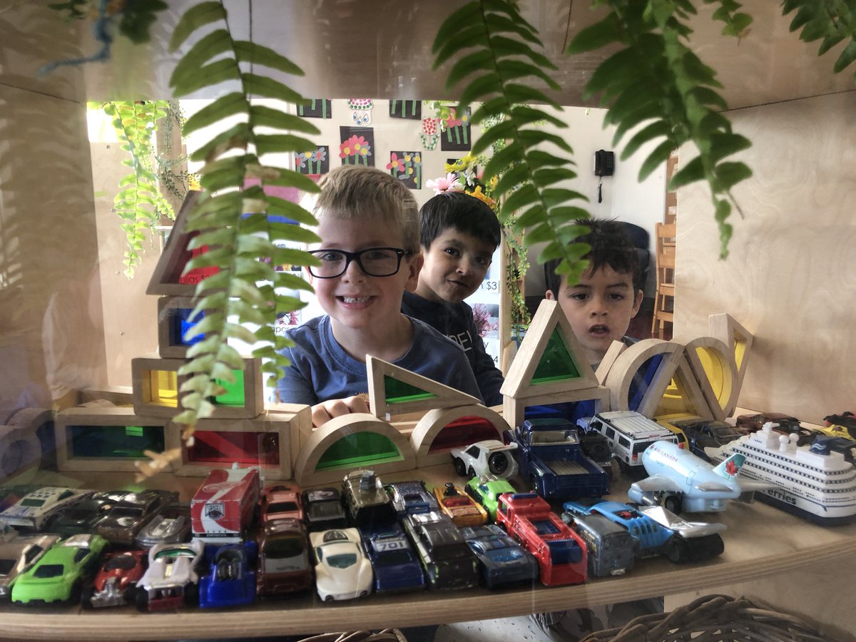 These children are learning all about order! Lining up cars is a great example of positioning schemas! Classification, sequences, shape, symmetry, and creating patterns. So many math concepts rely on a student’s understanding of the positioning schema. @BernadetteOCSB