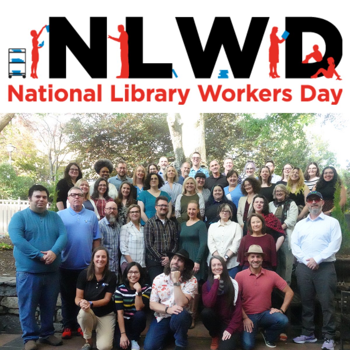 Happy National Library Workers Day! A majority of the ByWater team are former library workers, and among the whole staff there is a combined total of over 268 years of library experience working in public, academic, special, school, and consortial libraries! #NLWD24