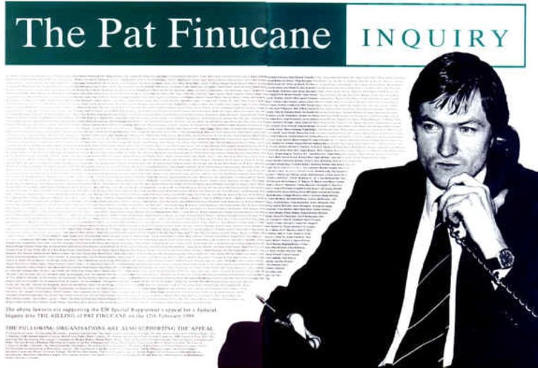 Belfast Telegraph report today on the Pat Finucane case: TONY BLAIR WORKED BEHIND SCENES TO THWART PAT FINUCANE PUBLIC INQUIRY AFTER DISCUSSION WITH MI5 BOSS - Prime Minister’s view of case was discussed with his inner circle and recorded in document discovered by Belfast…