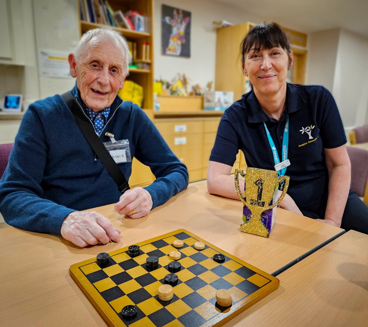 Brian attends our Dementia Care Services every week, but the final hour of his visit is often his favourite as our Admiral Nurse Debby explains: 🗣“For a number of weeks now, at the end of the day I have had the pleasure of sitting down with Brian to play in what has become an