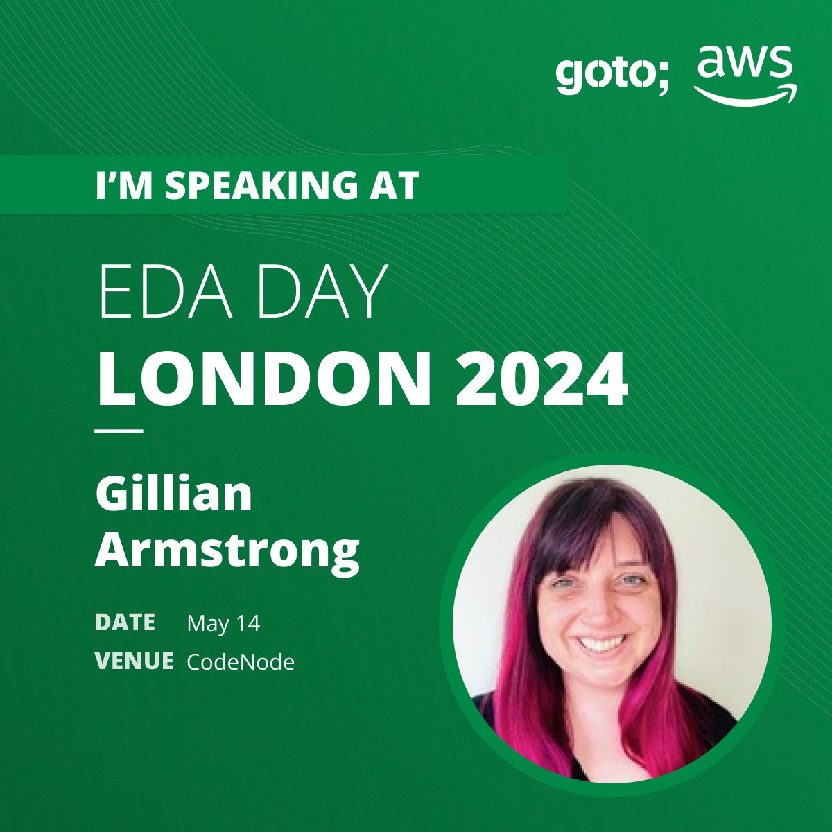 Eric Johnson (@edjgeek) on Twitter photo #GOTOEDADay London is just over a month away on May 14. We are adding another amazing speaker. <a href="/virtualgill/">Gillian Armstrong</a> is bringing #GenAI with her talk, "Outsmarting the genie: How to make smart architecture decisions when building Gen AI apps" Register now: gotoldn.com/2024-eda-aws-d… #GOTOEDADay London is just over a month away on May 14. We are adding another amazing speaker. <a href="/virtualgill/">Gillian Armstrong</a> is bringing #GenAI with her talk, "Outsmarting the genie: How to make smart architecture decisions when building Gen AI apps" Register now: gotoldn.com/2024-eda-aws-d…