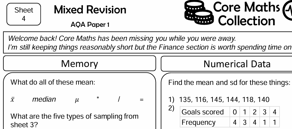 Fourth #CoreMaths revision sheet is available now:
coremaths.co.uk/students/revis…