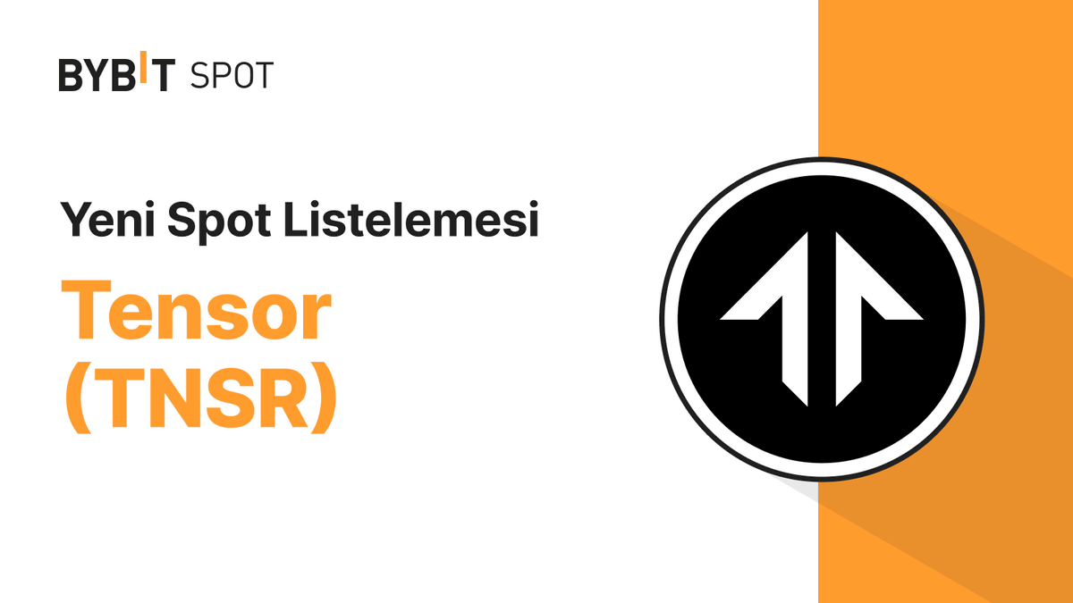 📣$TNSR Resmi Olarak #BybitSpot'ta Listelendi! @TensorFdn 🌐 Bilgi Edinin: shorturl.at/xJQS6 📈 İşlem Yapın: shorturl.at/CLP17 #TheCryptoArk #BybitListing