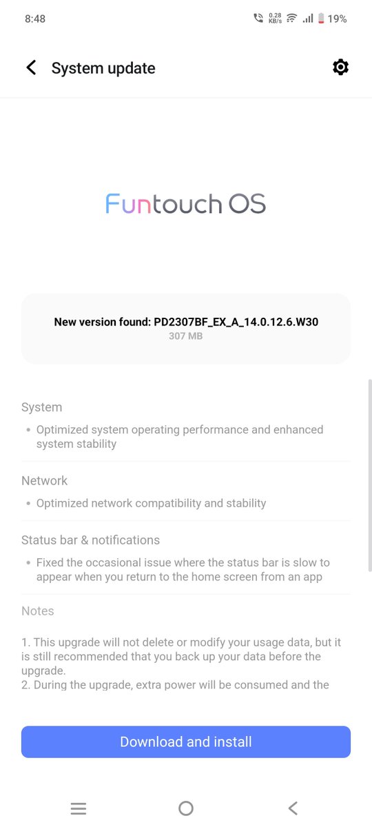 iQOO 12 welcomed by 307MB update ⚡⚡ 

#iQOO12