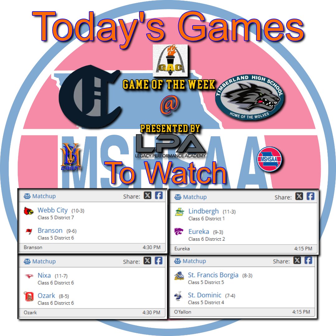 👀 Today's Games to Watch! YBMcast will be LIVE from Timberland at 3pm before today's GAC Game of the Week! Make sure to tune in for today's match up and live updates on the Games to Watch across the state! youtube.com/c/youthbasebal… #YBMcast #GamestoWatch #GACbaseball