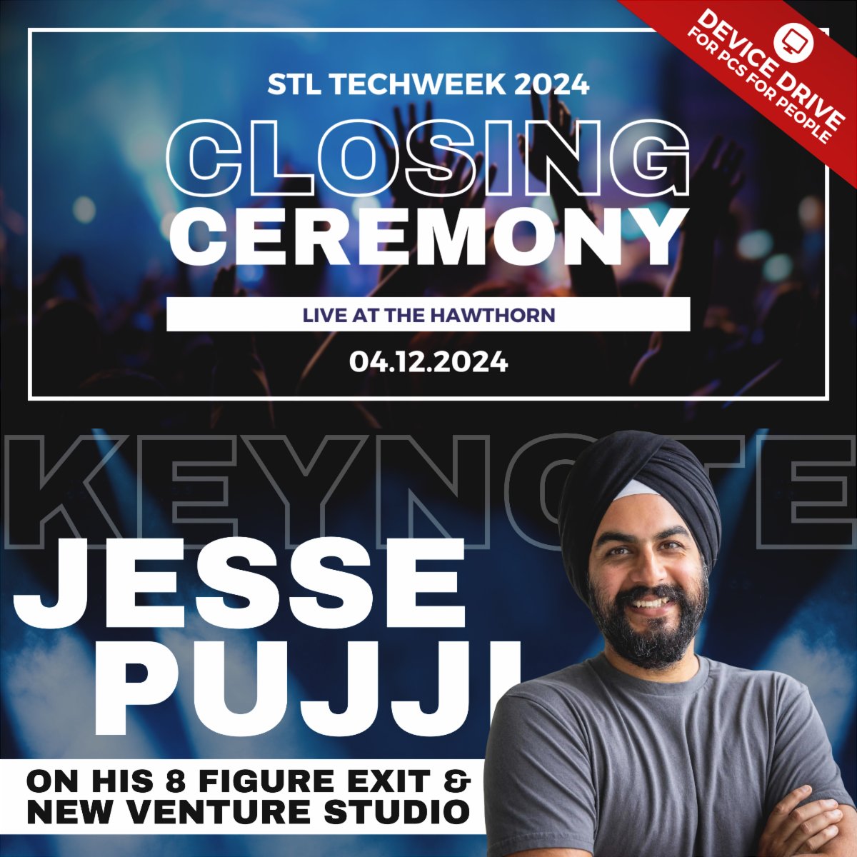 #STLTechWeek 2024 will wrap in the center of it all — Downtown St. Louis. ⌚ 5 - 8 p.m. 🗓 Friday, April 12 📍 @TheHawthornSTL 🔗 Closing Ceremony w/@jspujji: bit.ly/3Ul9QiB 🔗 techstl.com/techweek ⚡ @TechSTLmo #STLMade