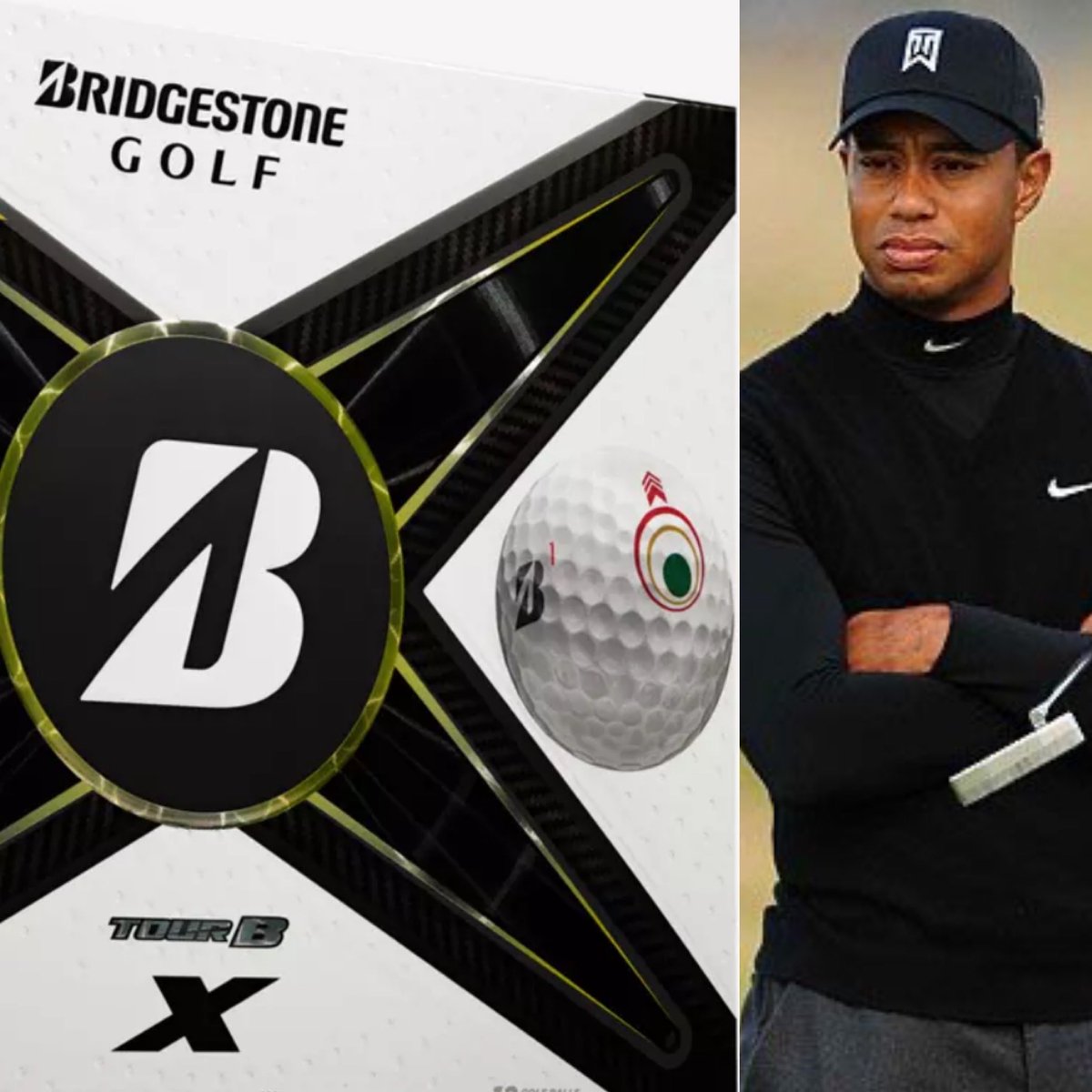 Tiger switches to Bridgestone Tour BX for ⁦@TheMasters⁩ featuring Mindset. #focustoperform