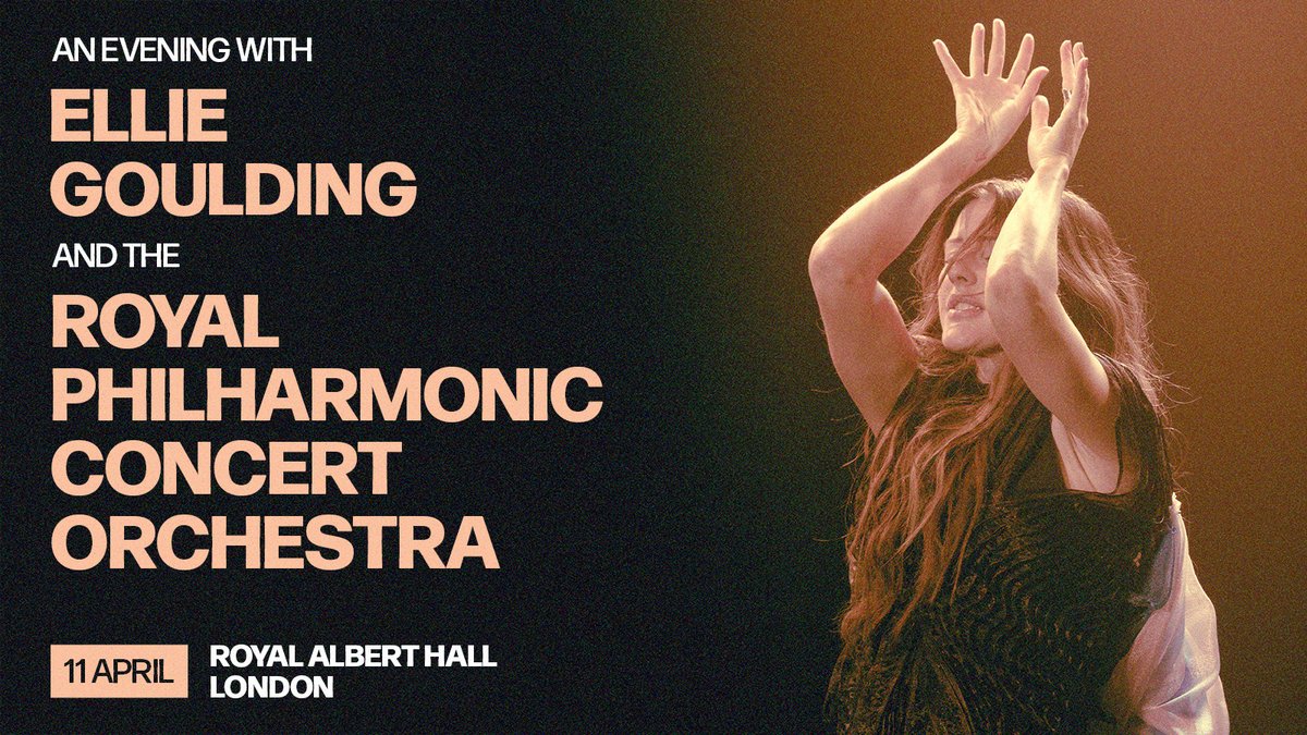 EXTRA TICKETS RELEASED >> Multi-platinum selling superstar @elliegoulding will play a special show at London’s @RoyalAlbertHall with the @royalphilorch THIS WEEK ⭐️ Snap them up while you can 👉 metropolism.uk/Ar3h50Qem2O