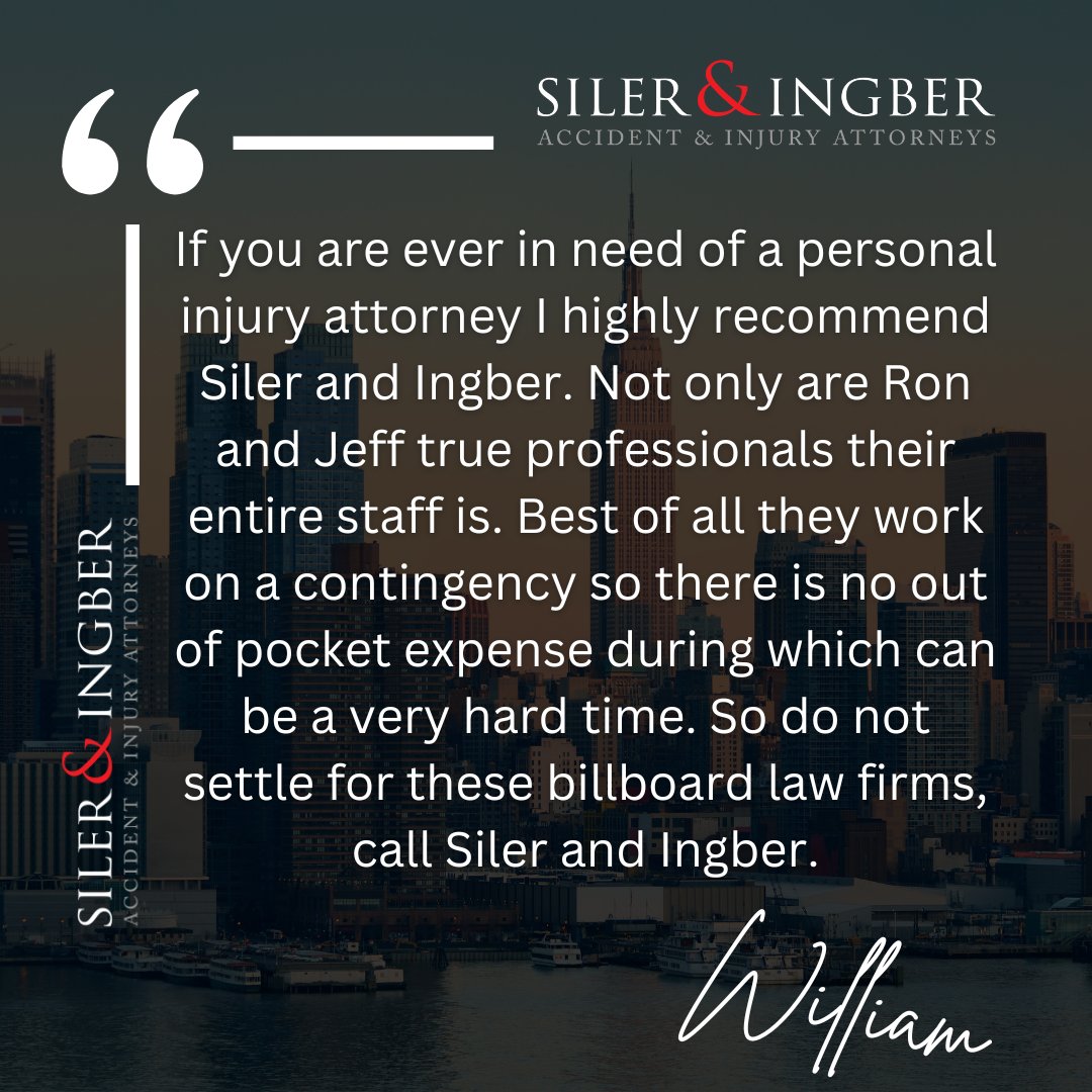 William, thank you for your kind words! 

#thankyou #happyclient #grateful #sileringber #longislandattorney #longislandlawyer #nycattyorney #nyclawyer