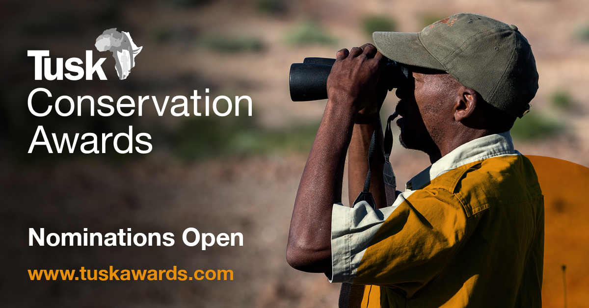 Nominations for the #TuskConservationAwards are closing on Friday 12th April Help us shine a global spotlight and provide extra funding to an organisation you care about and, an individual who deserves to be celebrated #ForAllTheyDo ➡️ brnw.ch/21wIEuE