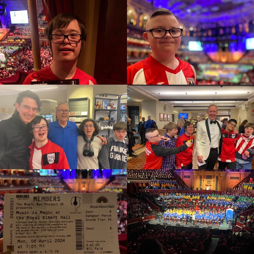 About last night! Wow! A carnival of inclusion & musical magic @RoyalAlbertHall with @MusicManProject If any1 had any doubt who the kindest manager in @premierleague is, our Thomas spent his night off enjoying the event with @BrentfordPFC 🎵Thank you 2 every1 involved.