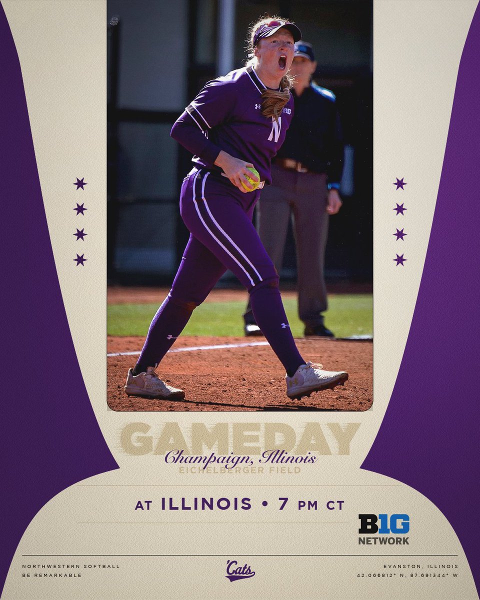 In-State Showdown. TONIGHT 📺 🆚 Illinois ⏰ 7 pm CT 📍 Champaign, Ill. 📊 tinyurl.com/5n7brh74 📺 @BigTenNetwork #GoCats | #BeRemarkable