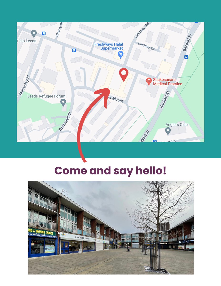 You are invited to the grand opening of The Welcome in Lincoln Green Square on Saturday 27th April from 12 noon til 2pm 🥳🎉

Everyone is welcome to pop in for a cuppa and a chat! There will be some free food, and hopefully some free sunshine available!! ☀️