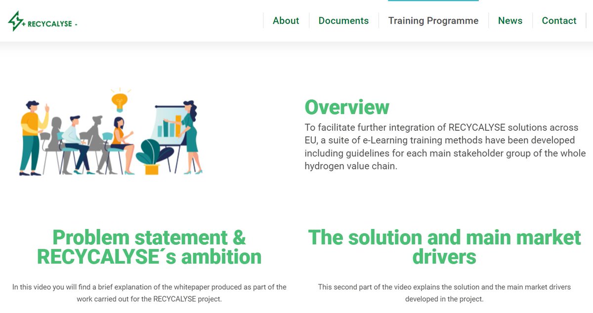 Have you already visited the @RECYCALYSE Trainning programme section?
There, you can find useful materials such as:
🔹Whitepapers
🔹Interactive Roadmaps
🔹Videos
…and much more! Click here to access these contents:
recycalyse.eu/training-progr…