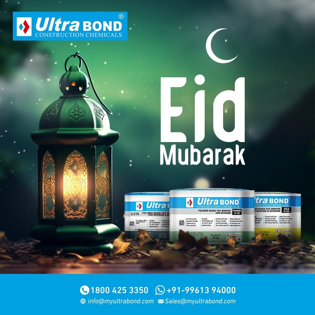 Eid Mubarak! Wishing you a festive season built on a strong foundation of togetherness and enduring prosperity.

#eidmubarak #eidalfitr #ultrabond #constructionchemicals