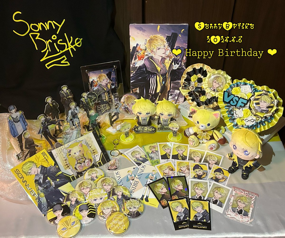 Alice_master_3's tweet photo. 遅れてごめんなさいっっ😭
隊長誕生日おめでとう!!🥳🎉💛
#BriskoBDAY2024
#SonnyBrisko https://t.co/23DOcdKE6y