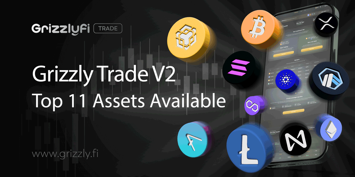 GrizzlyFi 🐻 (@grizzlyfi) on Twitter photo We are looking forward to releasing Grizzly Trade V2 in Cooperation with <a href="/PythNetwork/">Pyth Network 🔮</a> and <a href="/MetavaultTRADE/">Metavault ♏️</a>.
More Trading Pairs, Lower Fees, Trailing Stop, and Better Settings to Maximize Profit in the upcoming Bull Market.🚀 We are looking forward to releasing Grizzly Trade V2 in Cooperation with <a href="/PythNetwork/">Pyth Network 🔮</a> and <a href="/MetavaultTRADE/">Metavault ♏️</a>.
More Trading Pairs, Lower Fees, Trailing Stop, and Better Settings to Maximize Profit in the upcoming Bull Market.🚀