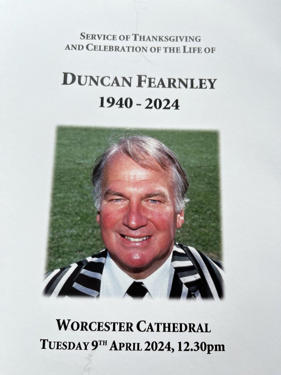Farewell to a great character. Brilliant turnout. So many memories. A room full of laughter.