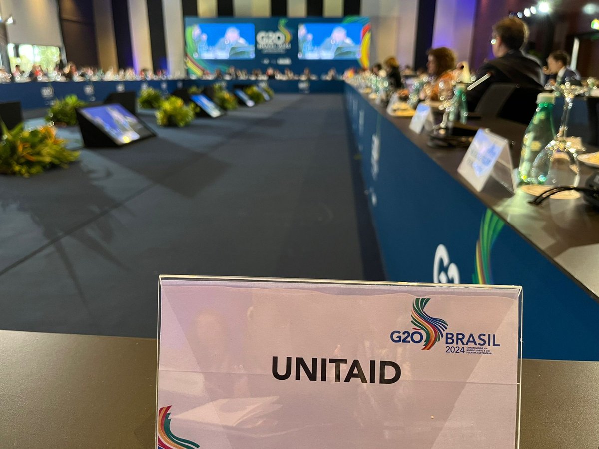 Unitaid is at the @G20org Health Working Group meeting this week in Brasilia, backing innovation in manufacturing and climate and health, aligned with the G20’s agenda proposed by Brazil. Together we're tackling health access barriers to build stronger health systems! #G20Brazil