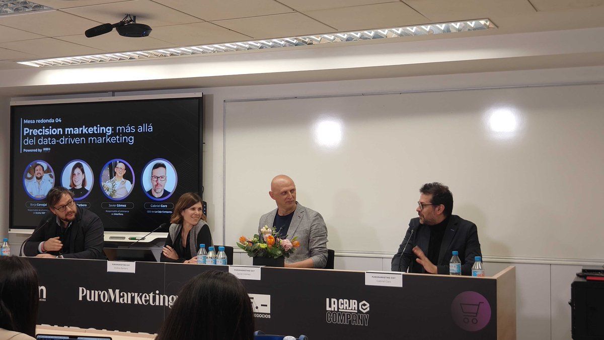 Nuestra encargada de marketing, <a href="/AndreaBarbero20/">Andrea Barbero</a>, ha participado hoy en el <a href="/PuroMarketing/">PuroMarketing</a> Day 🤓

"Usamos los datos, junto con la creatividad y la tecnología, para nuestra propuesta de valor y haber sido capaces de conectar en el último año el 86% de las localidades españolas"